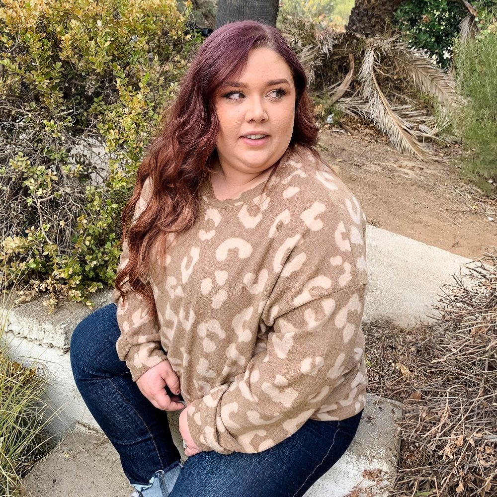 Godiva Long Sleeve Leopard Print